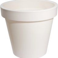 Virágcserép műanyag 35x40x40cm fehér