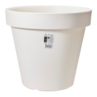 Virágcserép műanyag 44x50x50cm fehér