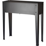 Virágtartó állvány lábakkal fém 75x75x26,5cm sötétszürke