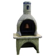 Fabrostone Toscana 40cm sütőfelületű beton kerti sütő