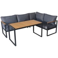 4 személyes fém kerti bútor szett asztallal