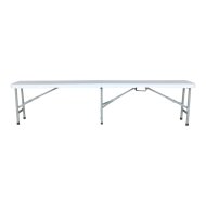 Összecsukható 180x28x43cm szürke kerti pad