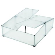 Praktiker alumínium vázas 40/30x120x100cm melegház