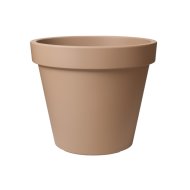 Virágcserép műanyag 44x50x50cm mokka