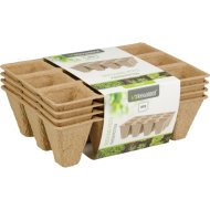 Ültetőtálcaszett papír 16x12x5cm 12 ültetőlyukkal