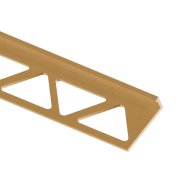 PROFILPLAST SZÖGLETES CSEMPEÉLVÉDŐ, ALUMÍNIUM, 8MMX2,5M, MATT, BÉZS