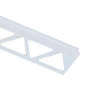 PROFILPLAST SZÖGLETES CSEMPEÉLVÉDŐ, ALUMÍNIUM, 10MMX2,5M, MATT, FEHÉR