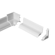 BOLTA UTÓLAGOS FÜRDŐKÁD SZEGŐLÉC PVC 25X20MM 2,5M FEHÉR, SZETT