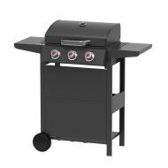 Landmann 3.0 3 égős, öntött vas rács, antracit gáz grillkocsi