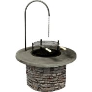 Fabrostone Cortona 3 58x109x109cm, 40x40cm sütőfelületű, bográcsozó