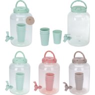 Csapos folyadéktároló 3750 ml 27x19x14,5cm 3 színben