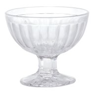 Fagylaltkehely 3db/cs 200ml 8x10x10cm csíkos kialakítás