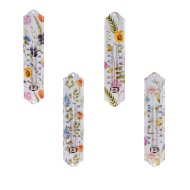 Hőmérő fém 29,5x6,5x1cm 4 féle modell