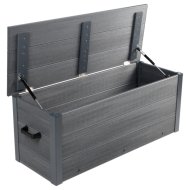 Antracit 150x42,8x47,2cm WPC kerti tároló
