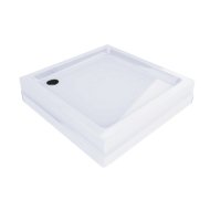 Ravak Solana 90x90x16cm szögletes akril zuhanytálca fix előlappal