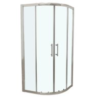Ravak Circle zuhanykabin 80x80cm, íves, toló 6mm víztiszta üveg