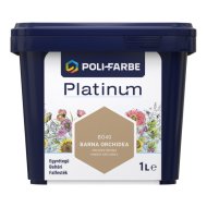 Poli-Farbe Platinum egyrétegű beltéri falfesték BO40 barna orchidea, 1l