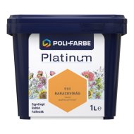 Poli-Farbe Platinum egyrétegű beltéri falfesték B60 barackvirág, 1l