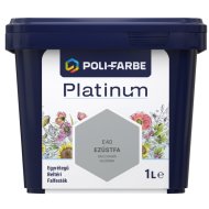 Poli-Farbe Platinum egyrétegű beltéri falfesték E40 ezüstfa, 1l