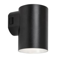 Rábalux Urfa Kültéri Fali Lámpa Led 9W 900lm 2700, 4000, 6500K Ip65 11,5Cm, Kerek Fekete