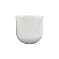 Rostagyag kaspó krémszínű, 42x42cm