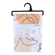 Zuhanyfüggöny PEVA 180x180cm modern mintás, 12 karikával