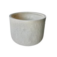 Pórusos felületű rostagyag kaspó bézs, 52x38cm