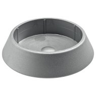 Bútorláb alátét D60mm műanyag, szürke kúpos henger