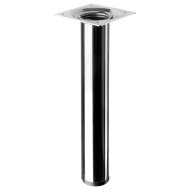 Bútorláb D30x200mm fém inox design hengeres