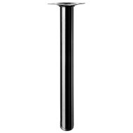 Bútorláb D30x300mm fém fekete hengeres