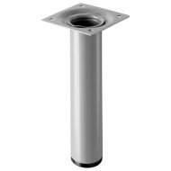 Bútorláb D30x150mm fém szürke hengeres