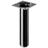 Bútorláb D30x150mm fém fekete hengeres