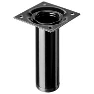 Bútorláb D30x100mm fém fekete hengeres