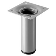 Bútorláb D30x100mm fém szürke hengeres