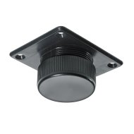 Csúszótalp 63,5x80mm állítható műanyag fekete