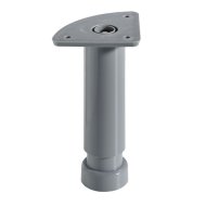 Bútorláb álítható D32x130-180mm műanyag szürke