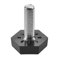 Állító csavar M8 D30mm fém-műanyag