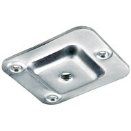 Szerelőlap M8 58x66mm fém horganyzott