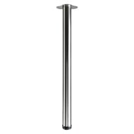Bútorláb D60x840mm fém, inox design