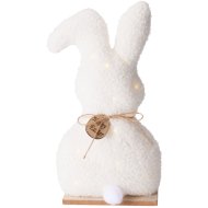 Dekor nyuszi leddel 32x15x6cm 15LED 2-féle