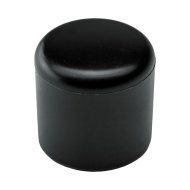 Végelzáró sapkák D22mm műanyag fekete hengeres