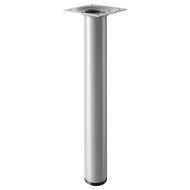 Bútorláb D30x300mm fém szürke hengeres