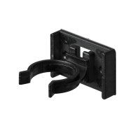 Lábazat tartó klip D25mm műanyag fekete 2db/cs