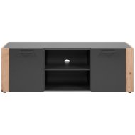 Cento 56A TV szekrény antracit szürke/artisan 138x47,5x34,5cm