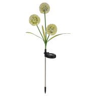 Globo virág alakú sárga 3xLED szolár lámpa