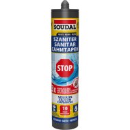 Soudal Szaniter STOP Szilikon 280ml fekete