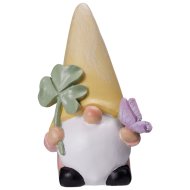 Dekor kerti törpe 16x9x6,5cm, 4-féle színben, pasztel sapkában