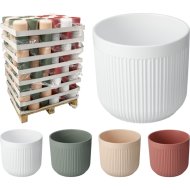 Kaspó kerámia 13x15x15cm 4-féle színben