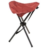 Kemping szék 3 lábú összecsukható 29,5x31,5x31,5cm fém 3-féle színben