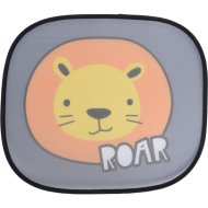 Autós napárnyékoló 44x38x0,5cm oldalablakra 4-féle állatmintával